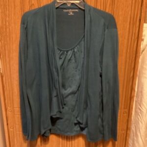 Croft & Barrow Teal Women's Cardigan